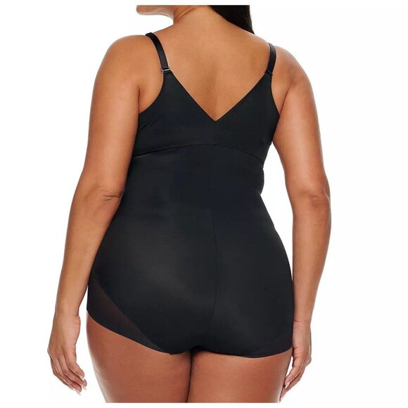 RED HOT by SPANX® Tan Open-Bust Snap-Crotch Panty Bodysuit Size L - Picture 2 of 6